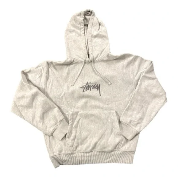 Stussy - Basic Stussy Embroidered Hoodie - Size Large - Picture 4 of 15